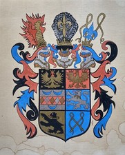 Wappen Hiraldik Aquarell