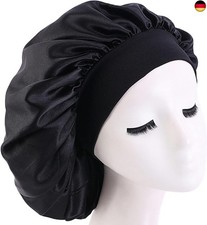 LINAERSHAO 1 Stück Silk Bonnet,Seidenhaube Schlafhaube,Satin Haarhaube 