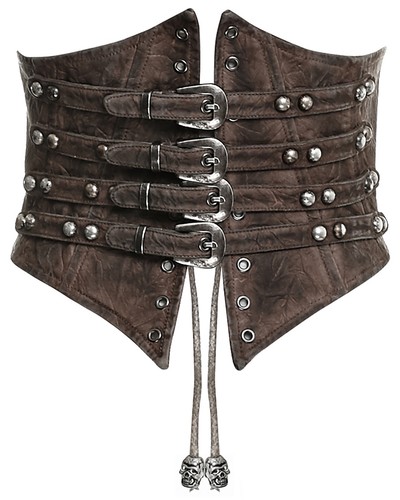 Punk rave steampunk korsett - rave,