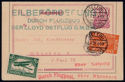 Reich lloyd ostflug - d., lloyd-ostflug