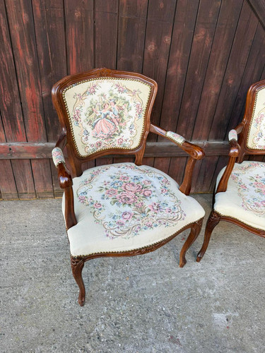 2er set vintage barock louis - set,
