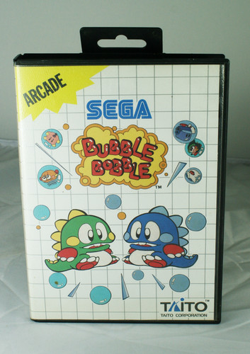 Bubble bobble sega master - bubble,