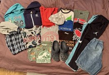 *Cooles Marken Bekleidungspaket Jungs 146/152 / 18 Teile Timberland, Crocs, Nike