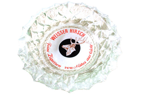 Reklame aschenbecher weisser - reklame,
