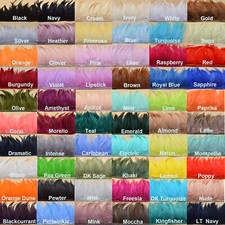 Hahnfedern Coque Federbesatz