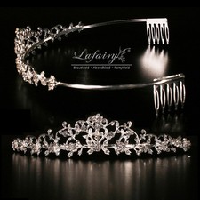 Luxus Diadem Strass Tiara