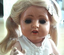 Alte / Antike Puppe Bruno Schmidt / Herzmarke: S/42 Germany