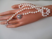 Perlenkette  Weißgold 585/