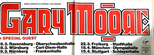 Gary moore 1989 tour - gary,
