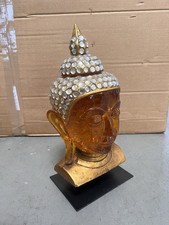 Großer Buddha Kopf Glas