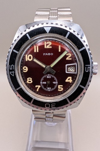 Vintage fabo diver herrenuhr - vintage,