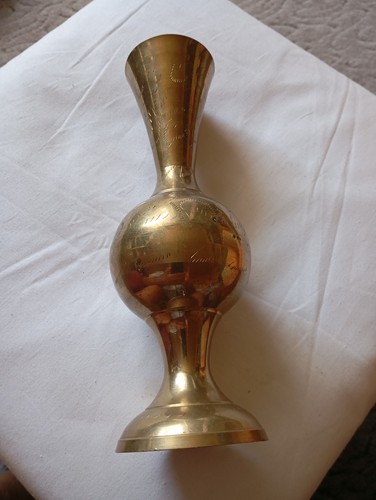Messing vase vintage höhe - messing, vintage-höhe