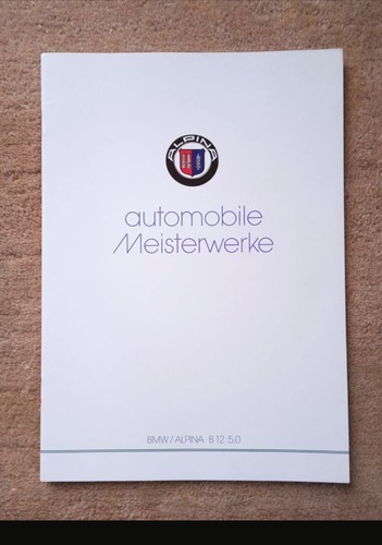 Alpina b12 prospekt - b12, 1989