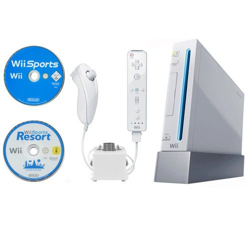 Nintendo wii konsole 1 - konsole, +1