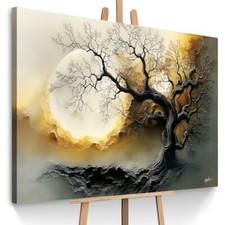 Leinwand Bild Landschaft Baum