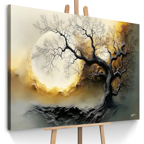 Leinwand bild landschaft - leinwand, baum
