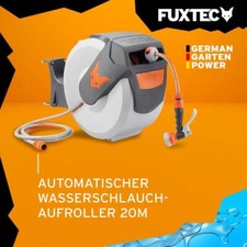 FUXTEC Wasserschlauchaufroller Schlauchaufroller Schlauchtrommel Automatik