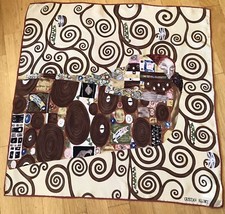 Art Repro Medici herrliches Künstlertuch Gustav Klimt *Die Umarmung* 52 x 52 cm