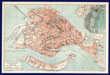 Stadtplan Venedig anno 1897 -