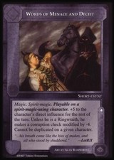 Worte der Bedrohung und