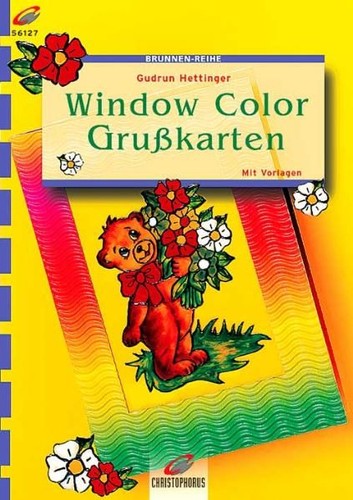 Window color grusskarten mit - color,