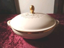 Schüssel Mit Deckel Eschenbach  Bavaria- Germany mit Goldrand  0,9 Liter 