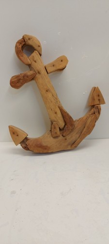 Holz anker 41x35x6cm maritim - holz,