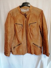 Damen Kunstlederjacke von Canda, Gr. 48, fällt kleiner aus