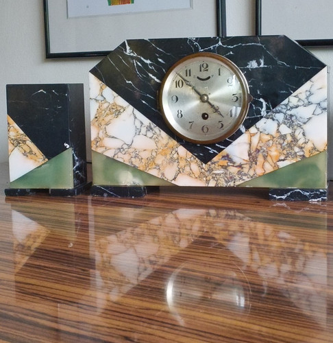 Ucra art déco kaminuhr - déco, aus