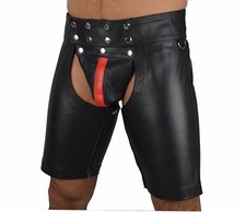 774 awanstar leather chaps - leather,