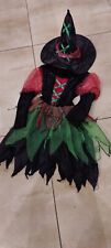 Hexenkostüm Kinder Mädchen Hexe Kleid & Hut Sets Halloween Karneval Cosplay.
