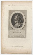 Portrait: Georg I. Ludwig (*1660) - König/Großbritannien. - Radierung, um 1800