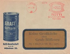 845066) DR FST Blg. Rotti Suppen / Fleischbrühe München 1932