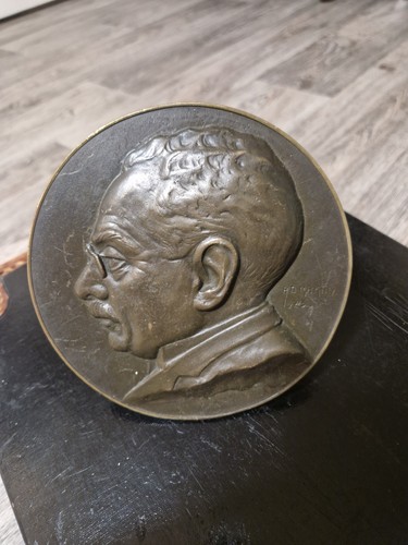 Altes bronze relief - bronze,
