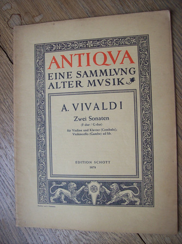 Antonio vivaldi zwei sonaten - vivaldi,