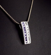 Anhänger Silber 925 lila