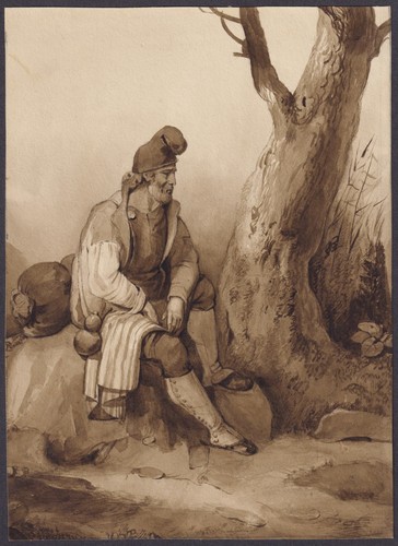 Rastender wanderer resting - rastender,