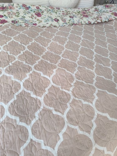 Tagesdecke wende decke rosa - tagesdecke,, wende-decke,
