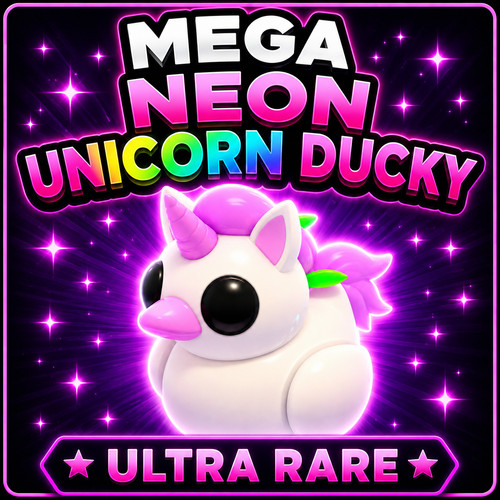 Mega neon einhorn ducky - mega,