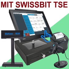 mit TSE 2026 KASSENSYSTEM -TOUCH KASSE +SOFT+ BONDRUCKER +KASSENLADE kein ABO