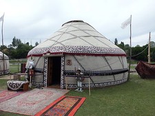 Jurta Jurte aus Kirgisien Kasachstan ∅ 8,0m  Ger Filz Yurt Yurta Юрта