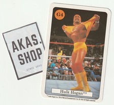 Hulk Hogan 1992 Catcher Quartett Card G4 Series 4 Amigo Spiele ULTRA RARE WWF