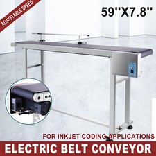 Förderband 1500x200mm Transportband Bandförderer PVC Gurtförderband