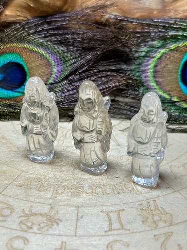 Mini buddha aus bergkristall - mini-buddha,