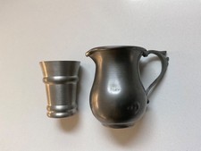 kleiner Zinnkrug Zinnbecher Krug Becher