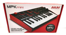 AKAI MPK Mini MK3 mkIII Kompakttastatur 25-Tasten Pad Controller Rot 750g...