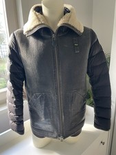 Blauer USA Daunen Leder Jacke