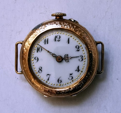 Historische damenuhr 585 - historische, gold