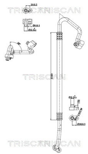 Hochdruck-/Niederdruckleitung
