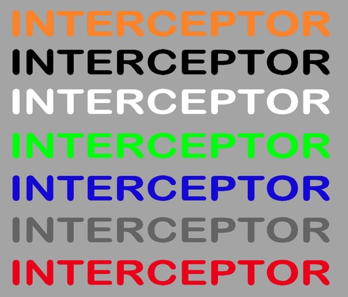Aufkleber sticker interceptor - aufkleber,